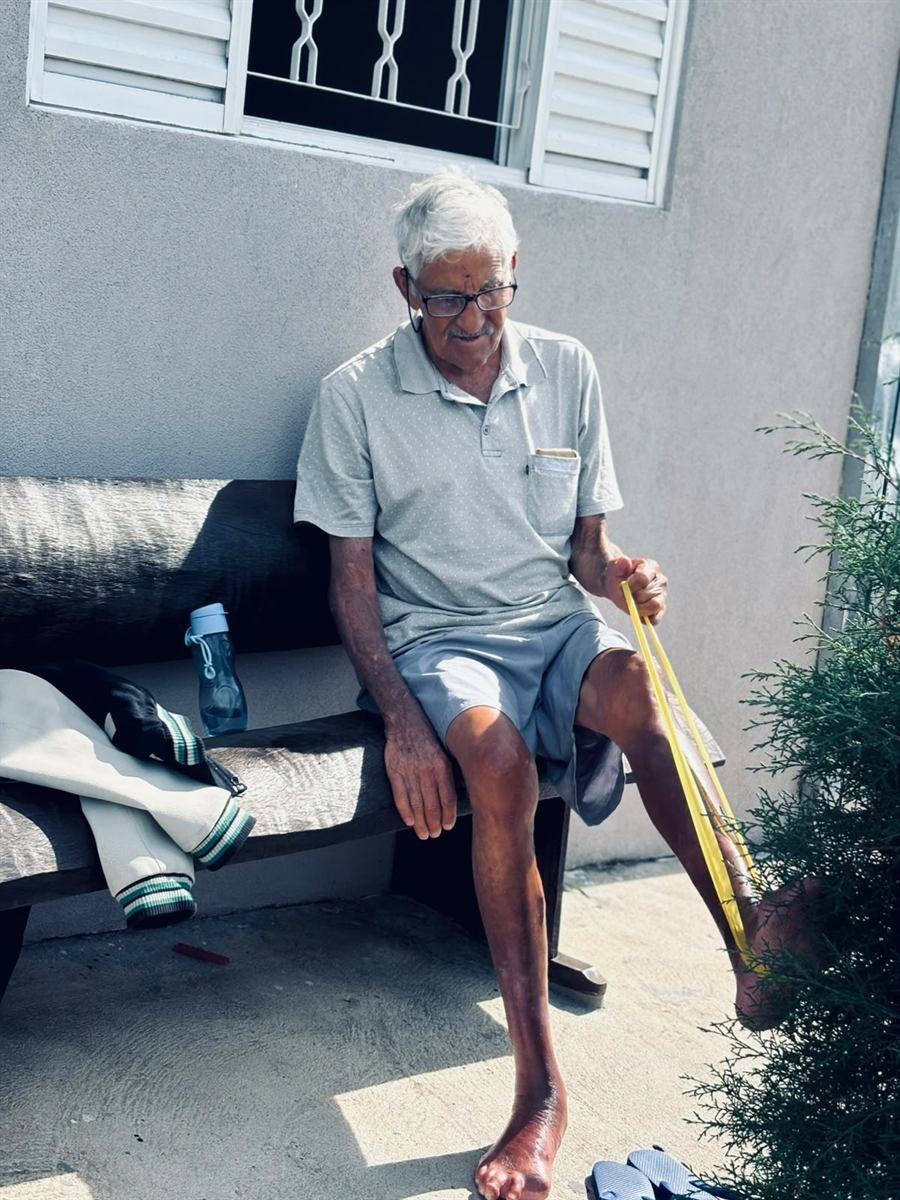 Apoio e acompanhamento a residente da Casa Viva